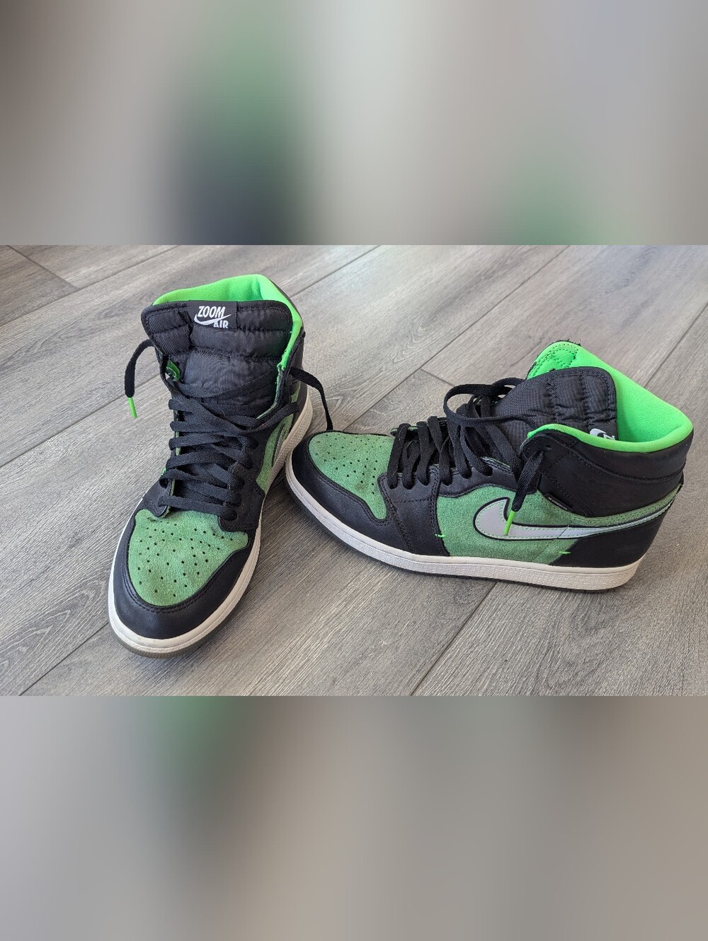 Jordan 1 Retro High Zoom Zen Green, Size 11m